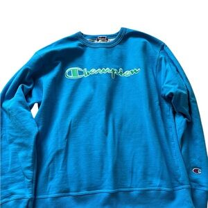 Champion Men's Blue Crewneck